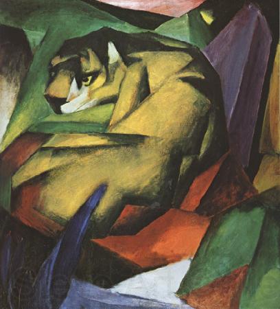 Franz Marc The Tiger (mk34) Spain oil painting art